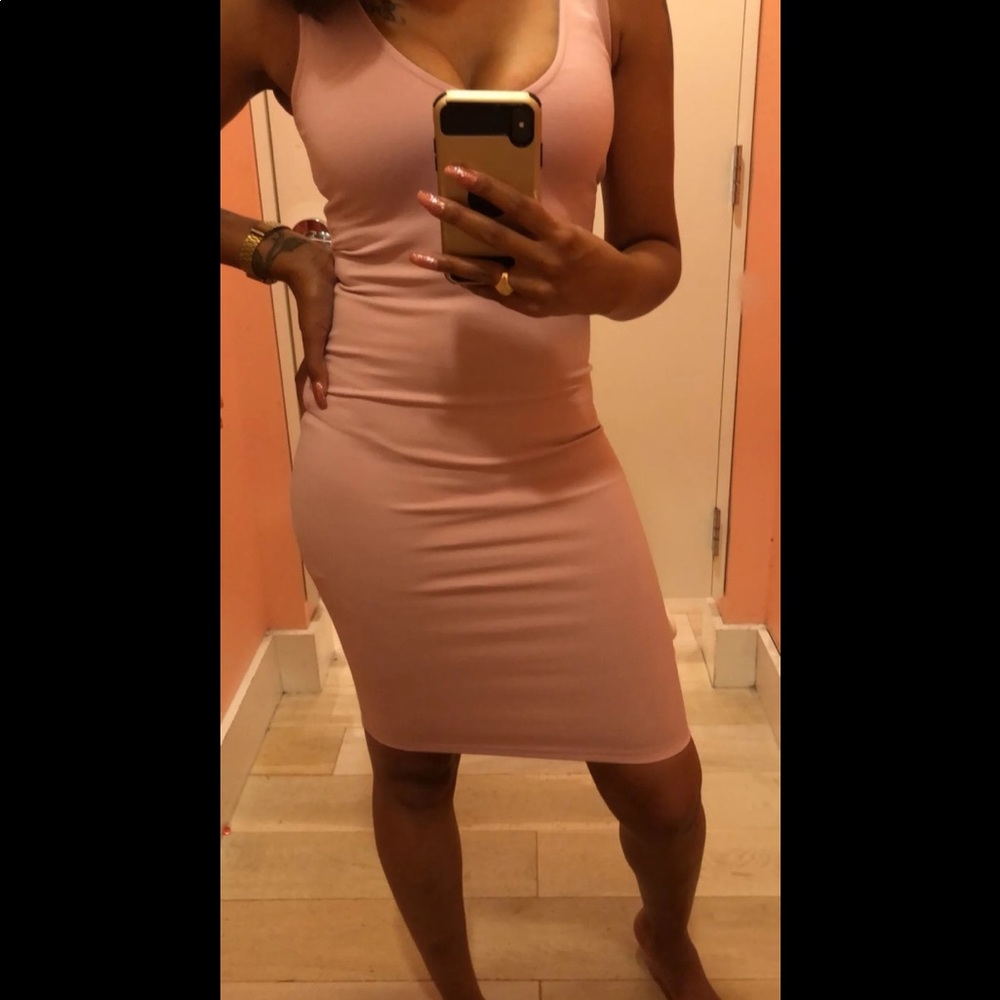 Dusty Pink Forever 21 Dress